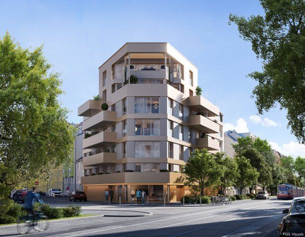 Kompakt, stylish, Ihr: Moderne 2-Zimmer-Wohnung mit eigenem Balkon || Sandleitengasse 68